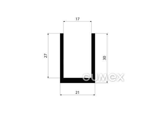 GUMMIPROFILE U-FORM - EPDM